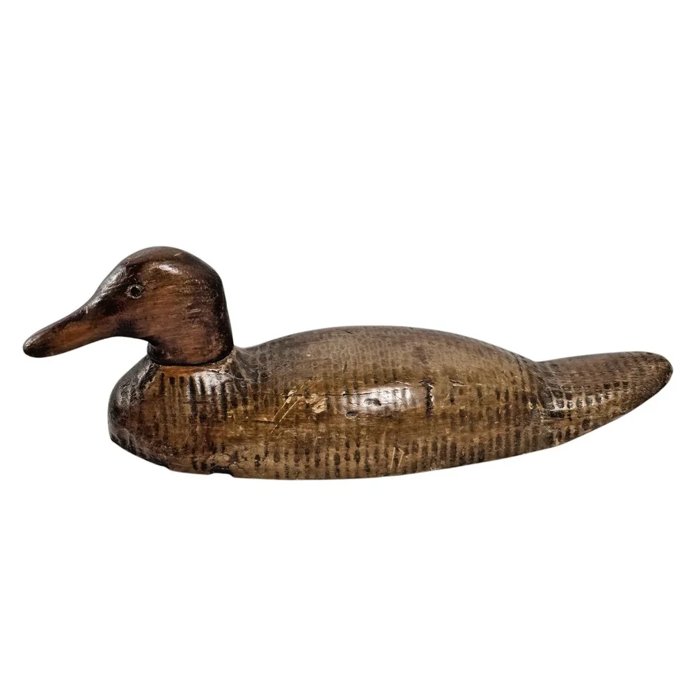 Vintage/Antique Wood Duck Decoy Hunting Float 15